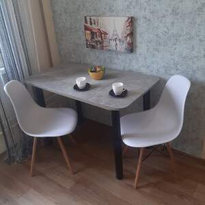 Стілець кухонний CLASSIC, кольори білий, сірий, чорний, кремовий, від 1150грн