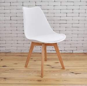 Стілець кухонний CLASSIC NEW, кольори білий, сірий, чорний, кремово-жовтий, 1390грн
